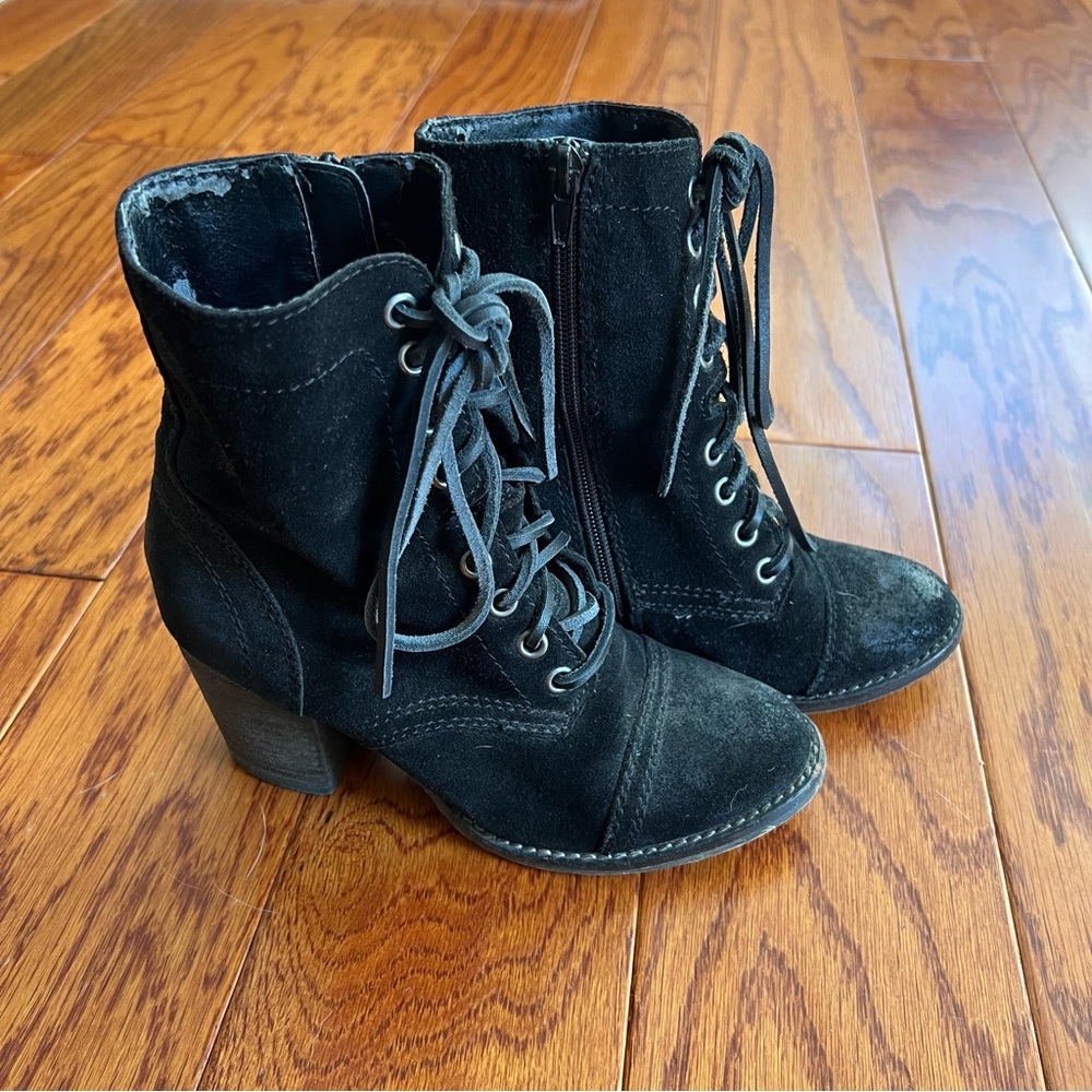 Steve Madden Suede Combat Boots